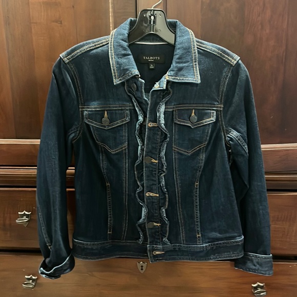 Talbots denim jean jacket - Picture 1 of 3